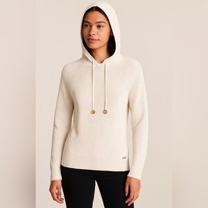 Michael Kors Cream Hooded Sweater